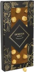 Demeter Chocolate - Karamellás Tejcsokoládé hawaii vörös sóval és piemonti mogyoróval 50 g