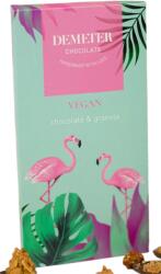 Demeter Chocolate - Flamingós trópusi étcsokoládé granolával (Vegán) 60 g