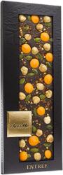 chocoMe - Valrhona 66% étcsokoládé, Chili - tört, Narancs csokoládé pasztilla, Piemonte-i mogyoró, Brontei pisztácia 110 g