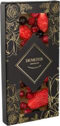 Demeter Chocolate - Tejcsokoládé eperrel, piros és fekete ribizlivel 50 g