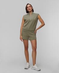 Varley Bluză Verde Din Viscoză Pentru Femei Varley Loretta Half Zip