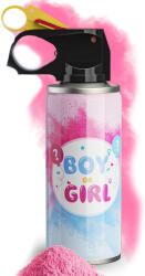 Flippy Spray Gender Reveal, Flippy, 260 ml, din Amidon de Porumb, Dezvaluire Gen Bebelusi, Roz (131897)