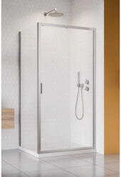 Radaway Cabina dus dreptunghiulara cu usa glisanta Radaway Alienta Brushed Nickel DWJ+S 120x90 cm, profil nichel periat (10260120-91-01/10270090-91-01)