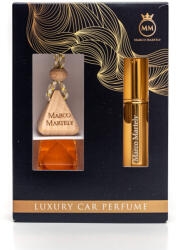 Marco Martely Millionare - set cadou cu parfum auto + spray de 10 ml (MM-DDML)