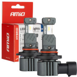AMiO Set becuri auto HIR2 Seria hibridă 6000K Canbus 60W AMIO-04119 (AX_04119)