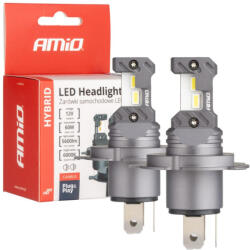 AMiO Set Becuri auto seria HYBRID H4 H19 6000K Canbus 60W AMIO-04114 (AX_04114)