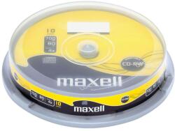 Maxell CD-RW80 MAXELL, 700MB, 52x четене 4x запис, 10 бр - privantex