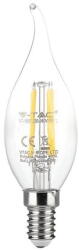 V-TAC BEC E14 CU FILAMENT LED 4W 3000K (SKU-214302) - vexio