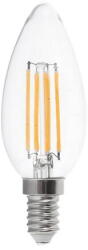 V-TAC BEC LED E14 6W CU FILAMENT 4000K ALB NEUTRU (SKU-217424) - vexio