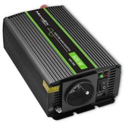 Qoltec Pure Sine Wave Inverter Monolith, 300W, 600W (51936) - vexio