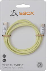 SBOX Type C - Type C M/M 1m yellow TYPEC-1-Y (T-MLX56777)