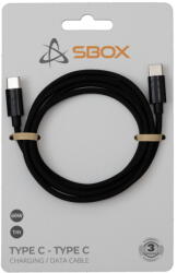 SBOX Type C - Type C M/M 1m black TYPEC-1-B (T-MLX56776)