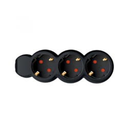 Somogyi Elektronic Prelungitor 3 prize, 1.5 m, negru (NV 3/BK)