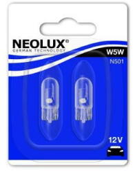 NEOLUX W5W 12V 5W standard, blister 2 buc (N501-02B)