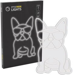 Manta SNL66WH Style Neon Lights Dog French Bulldog white (T-MLX58622)