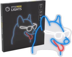 Manta SNL69MT Style Neon Lights Dog With Glasses (T-MLX58620)