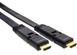 Sencor Cablu HDMI la HDMI 360° cu Ethernet 1.5m 4K SAV 278-015 negru (SAV 278-015)