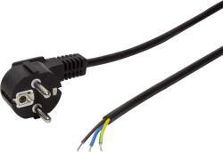 LogiLink CABLU alimentare LOGILINK 1.8m, intrare Schuko, iesire fire fara conector 3 x 0.75mm2, 10A / 2500W, 1.5m, black, "CP135" (timbru verde 0.18 lei) (CP135)