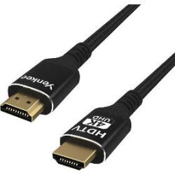 YENKEE Cablu HDMI 2.0 4K/60Hz 1, 5m - Aur pe Conectori, Imagine Fără Compromis (YCH 115) (YCH 115)