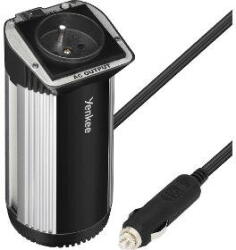 Yenkee YAU 140 280W, 12V-240V, dimensiuni 134x57x68mm, culoare argintie/neagra (YAU 140)