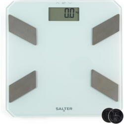 Salter Cântar corporal digital 180 kg, Analiză corporală completă (BMI, grăsime, apă, masă musculară, masă osoasă, BMR), 9 utilizatori, Display LCD, Sticlă securizată, Pornire/Oprire automată (T-MLX59419) Cantar baie