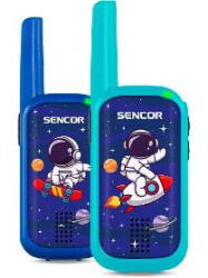 Sencor SMR 109 rază 500m, 1 canal, frecvență 446 MHz, buton PTT (SMR 109) Statii radio
