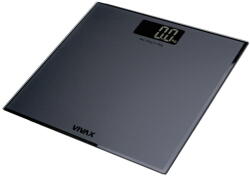 Vivax Cântar corporal digital 180 kg, Precizie 100g, Display LCD alb, Sticlă securizată anti-alunecare, Ultra slim 30x30 cm, Pornire/Oprire automată, Negru (3856005194100) Cantar baie