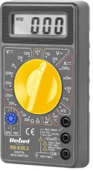 Rebel Tools MIE-RB-838.2, Schimbarea manuală a intervalelor de măsurare, Gri (MIE-RB-838.2)