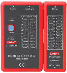 Uni-t UT681HDMI, Afisaj LED, Rosu/Negru (52270)