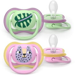Philips Set 2 suzete Philips Avent Ultra Air SCF087/13, 6-18 luni, colorat, (SCF087/13)