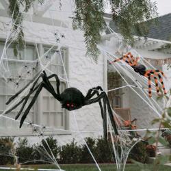 Mikamax Paianjeni si panze de paianjen XXL pentru decoratiunile de Halloween