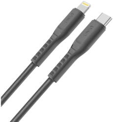 Uniq Cablu Date si Incarcare USB Type-C la Lightning UNIQ Flex, 3A, 1.2 m, Gri (UNIQ-FLEX(CTMFI)-GREY)
