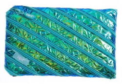 ZIPIT Penar cu fermoar, ZIPIT Metallic Jumbo - turcoaz (ZP-194116) - vexio Penar