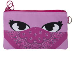 ZIPIT Penar dublu cu fermoar si masca material textil, ZIPIT Face-It Bandit - roz (ZP-428639) - vexio Penar