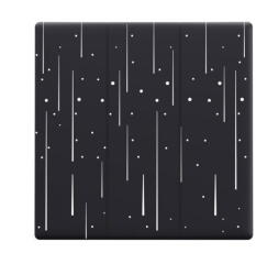 SONOFF Panou frontal cu design Sonoff Star pentru comutatorul de perete TX Ultimate T5 3C (SON-ALK-T53-STAR)