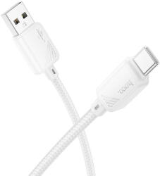 hoco. X113 USB-A - USB-C, 3A, 1m, kábel, fehér