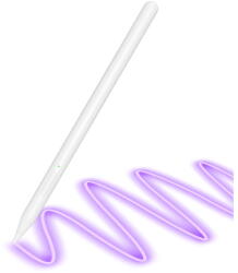 Techsuit Stylus Pen pentru Tableta, Bluetooth, Type-C, 130mAh, Palm Rejection, Tilt Pressure Sense - (V15) - White (KF2342769)