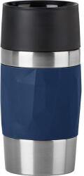 emsa Travel Mug Compact thermal mug 0.3 liters (dark blue, screw cap) (N2160800) - vexio