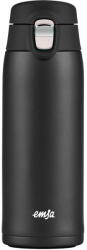 emsa TRAVEL MUG light thermal mug (black (matt), 0.4 liters, flip lid) (N2151700) - vexio