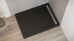 WASSERBURG PETRA 120x90x3 cm szögletes fekete 2506R-90-BL