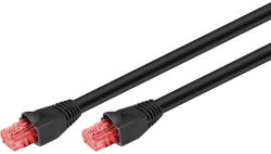 Goobay CAT. 6 outdoor patch cable U/UTP (black, 10 meters) (55432)