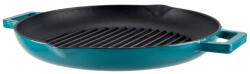 Perfect Home Grill szeletsütő 31 cm csőrös zománcozott öntöttvas türkiz Perfect Home 17817 (17817)
