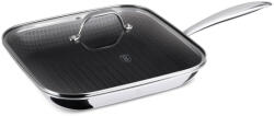 Berlinger Haus Grill serpenyő üvegfedővel 28 cm rozsdamentes acél eterna bevonattal Berlinger Haus BH/8520 (BH/8520)