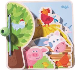 HABA Fa könyv a legkisebbeknek Farm