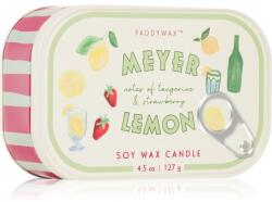 Paddywax Bistro Tin Meyer Lemon lumânare parfumată în placă 127 g