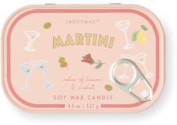 Paddywax Bistro Tin Martini illatgyertya alumínium dobozban 127 g