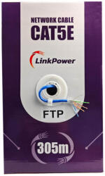 LinkPower Cablu FTP CAT5E Cupru 305m - LinkPower LINK-FTP-305 (LINK-FTP-305)