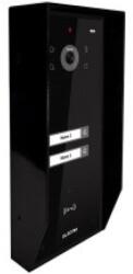 ELECTRA Post exterior videointerfon, 2 familii, aparent, protectie ploaie, negru - Electra VPH. 02SC3. ELBTL (VPH.02SC3.ELBTL)