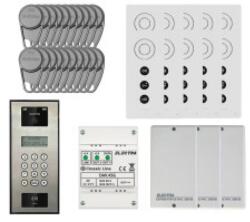 ELECTRA Kit videointerfon Classic Line, 800 TVL, 255 posturi, RFID, tastatura, afisaj electronic - Electra KIT-EL-VDI-1 (KIT-EL-VDI-1)