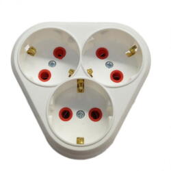  Plastic, Alb/Rosu (E-TRS33)
